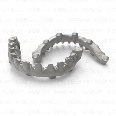 Implant Bridge/Bar Big (>6 Teeth) CoCr SLM 3D Print