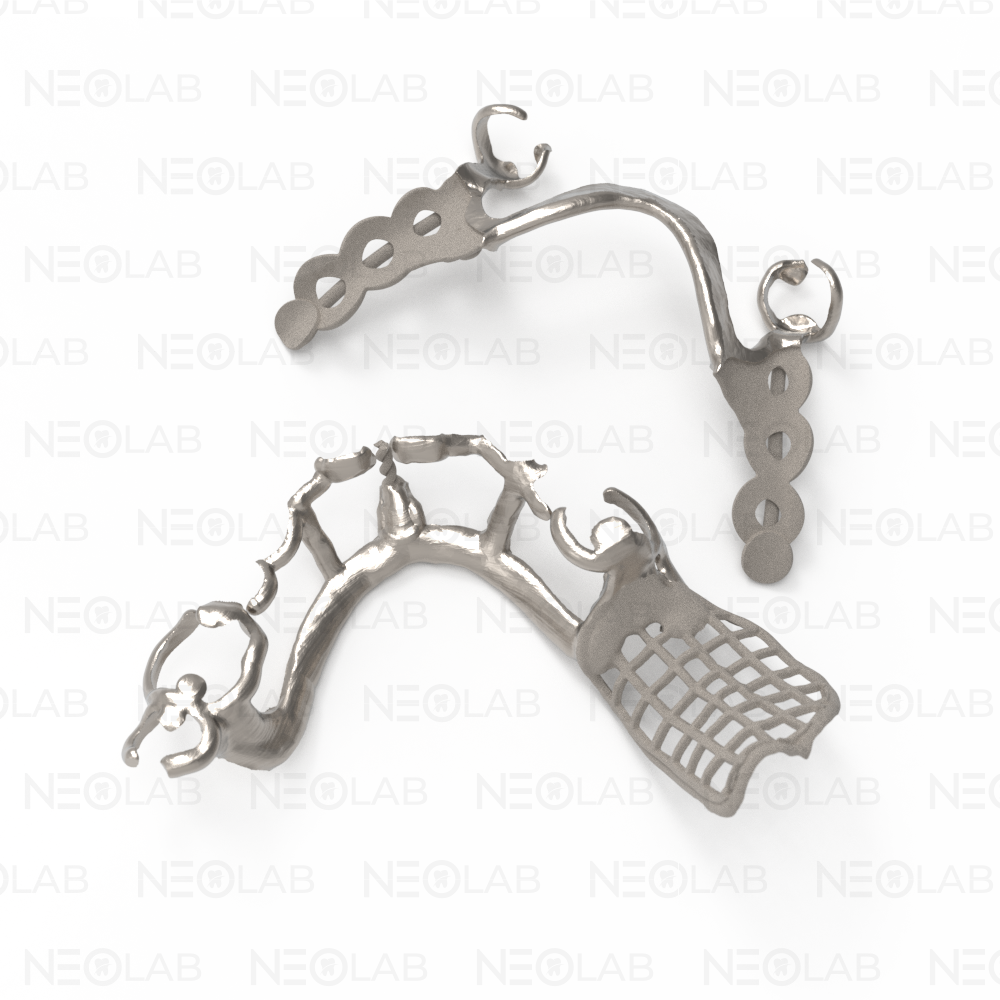 Partial Denture Titanium SLM 3D Print – Neo Lab Milling Center